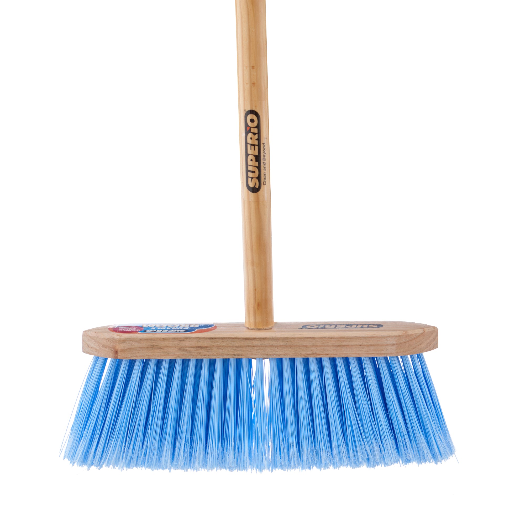 Wooden broom on sale