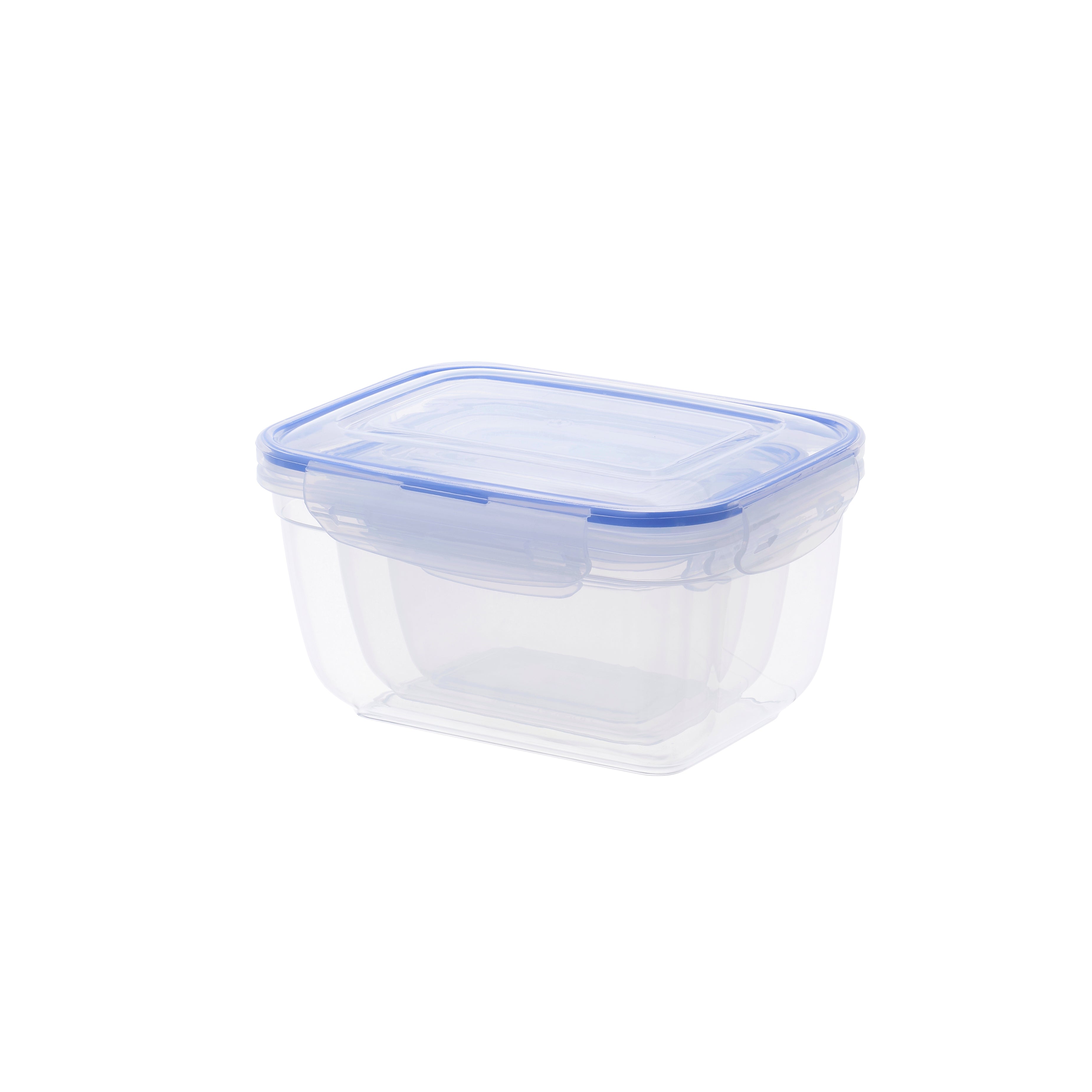 Superio Sealed Plastic Food Storage Container - Airtight, Leakproof Meal  Prep Containers with Easy Snap Lid- Microwave and Freezer Safe- Square (3)