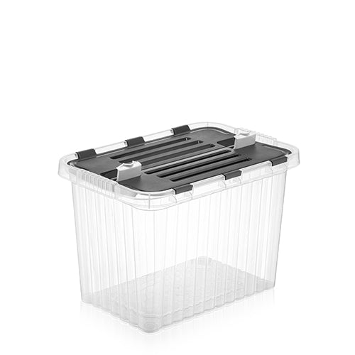 16 L Deep Storage Container with Hinged Lid – Superio