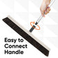 Slim 18" Swivel Head Broom with Durable Horsehair Bristles