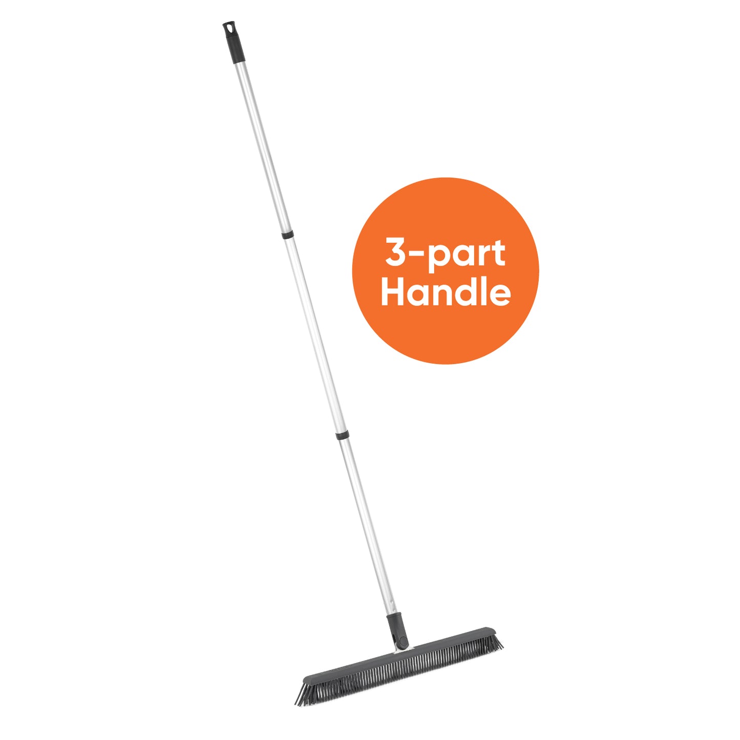 Slim Silicone Swivel Head Broom