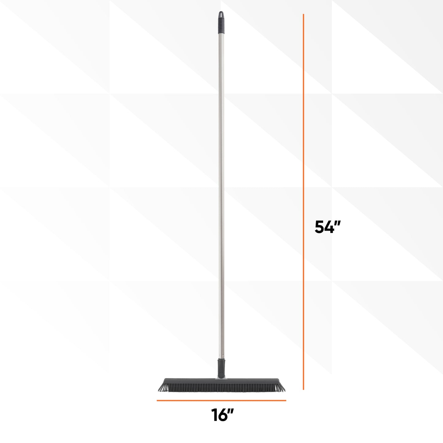 Slim Silicone Swivel Head Broom