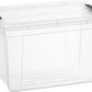 Clear Storage Box with Lid, 14.25 Quart