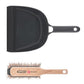 Dustpan and Brush Set- Hand Broom with Swiss Natural Horsehair Bristles