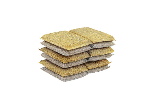 Metallic Sponge, Silver and Gold (12 Pack)
