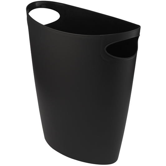 10 Liter Slim Waste Bin, Black