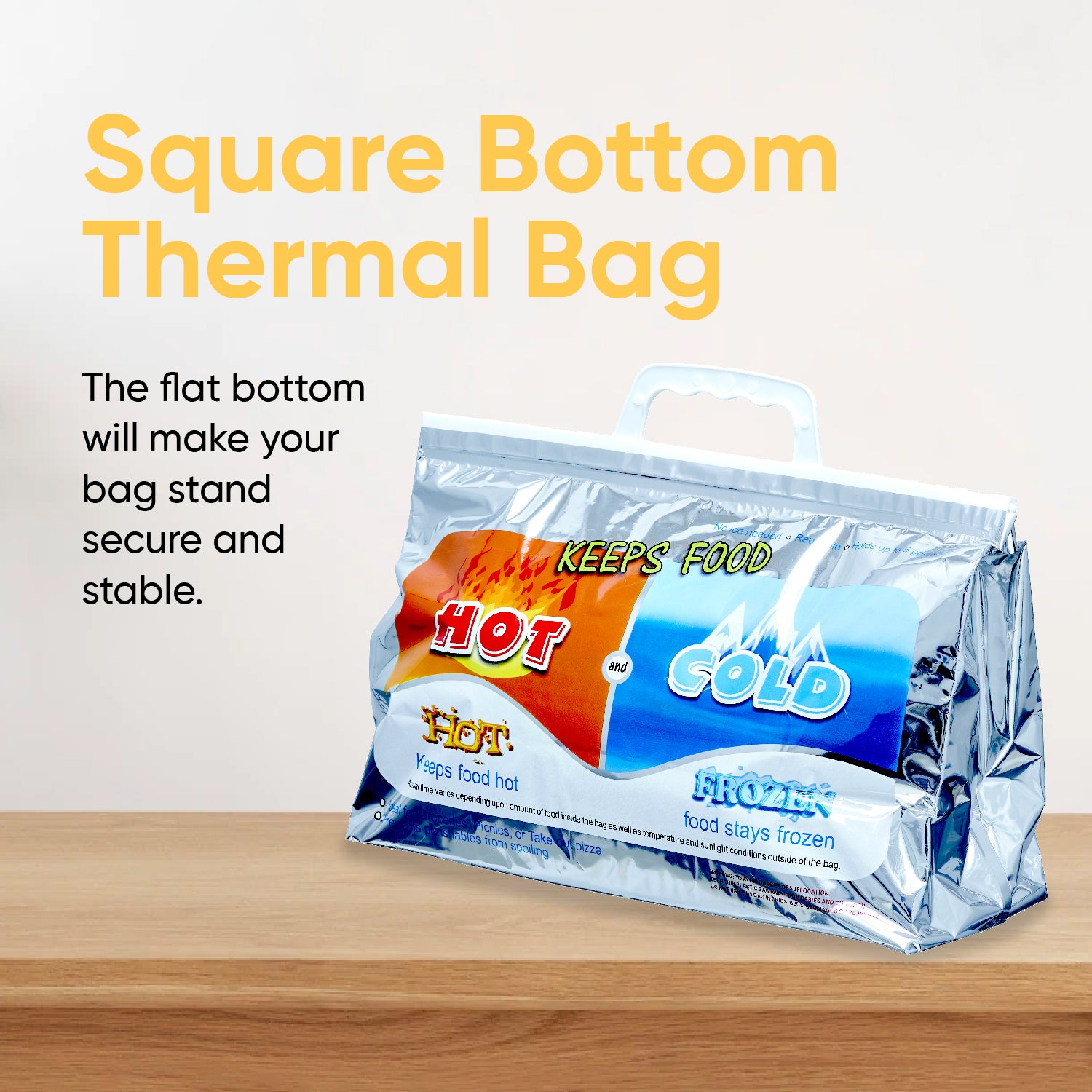 Hot and cold store cooler bags