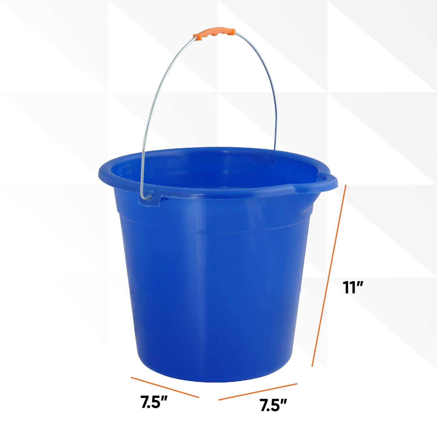 Round Bucket with Handle (10 Liter)