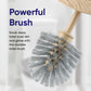 Toilet Bowl Brush, Wicker Style - Beige