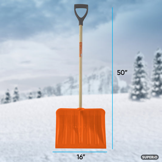 EFEKT Ergonomic Snow Shovel / Ice Scraper Professional Tool for Snow  Removal in the Garden, Caring for Horses, Agriculture. : : DIY &  Tools