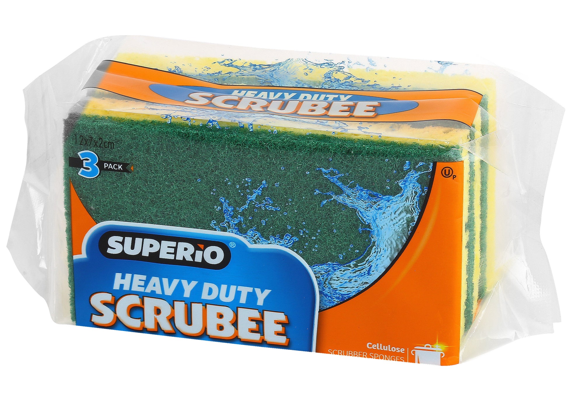 3-Pack Heavy Duty Scrub Sponge