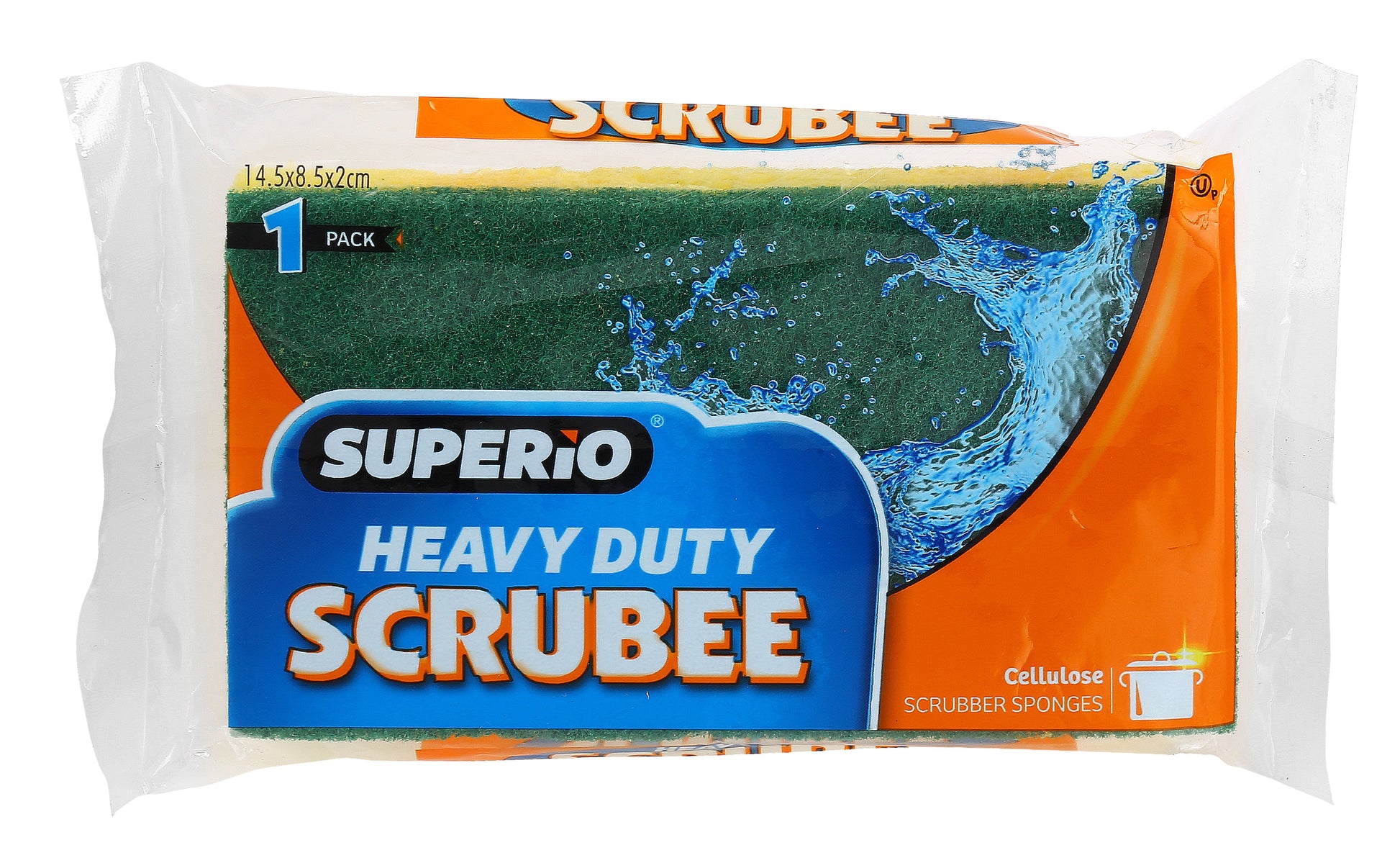 Aidea Non-Scratch Scrub Sponge, Heavy Duty Cellulose Sponge