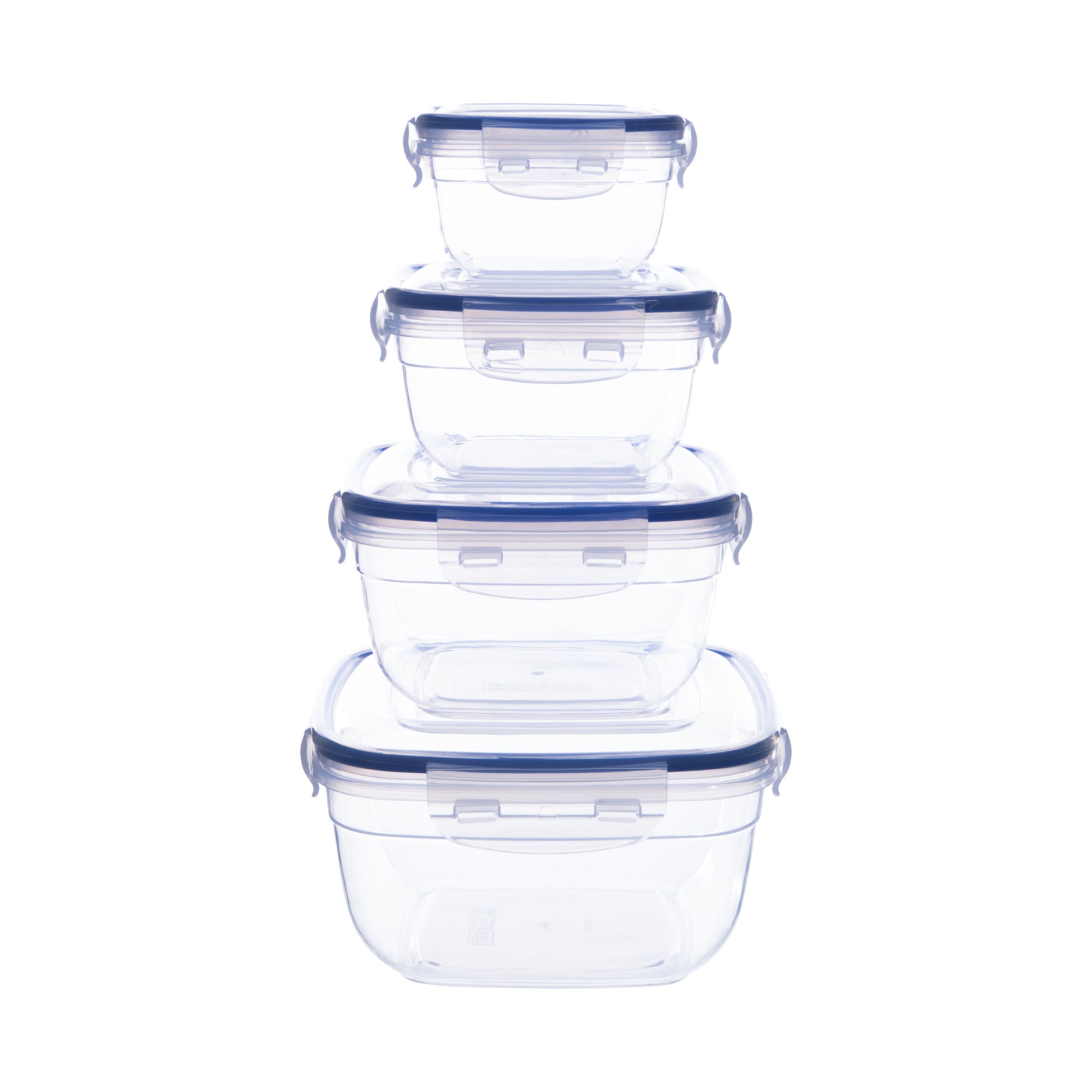 Superio Large Plastic Food Storage Container, with Airtight Lid