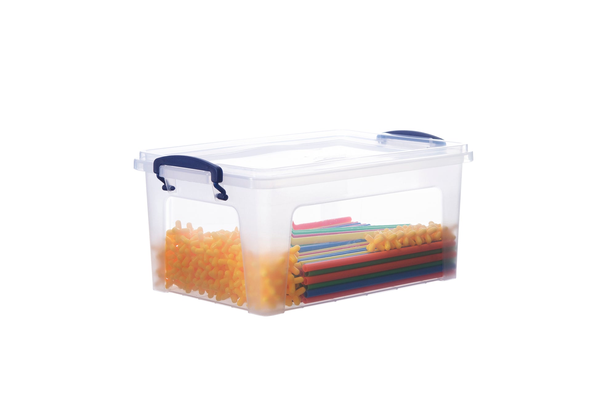 Saedy 6 Pcs Large Clear Storage Box, 35 Qt Plastic Bins with Lids for  Versatile Storage
