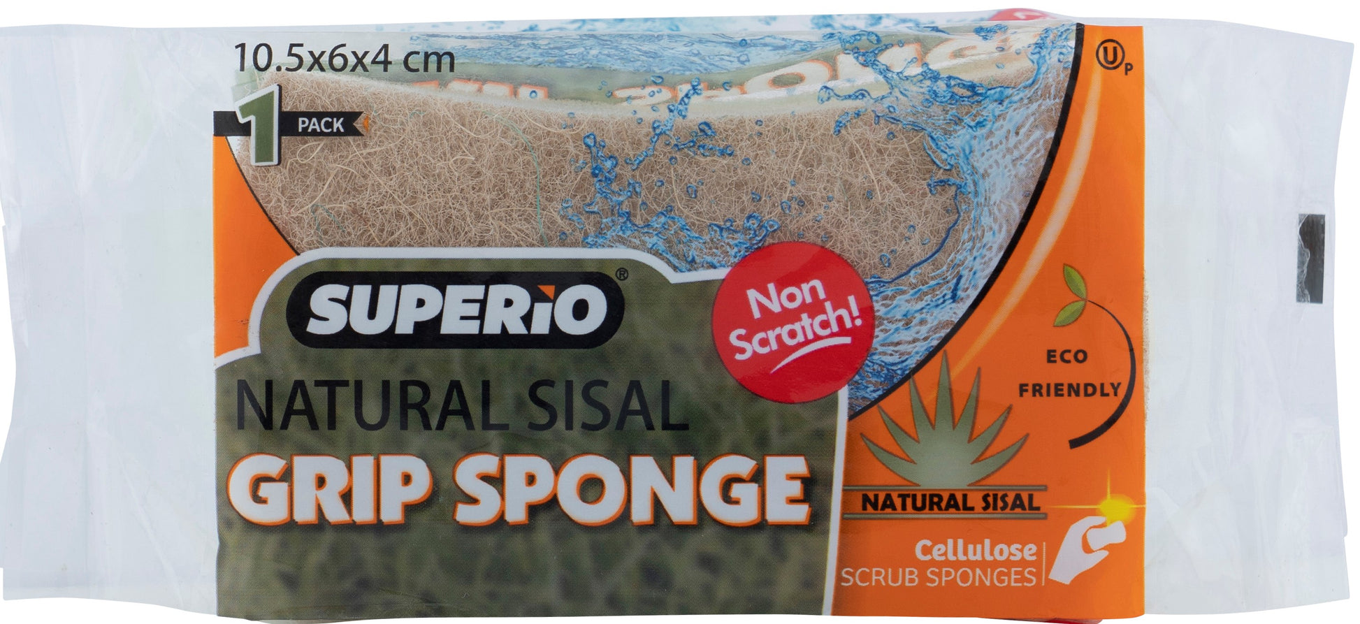 Natural Kitchen Sponge Eco Friendly Non-Scratch Scrub Sponge Sisal