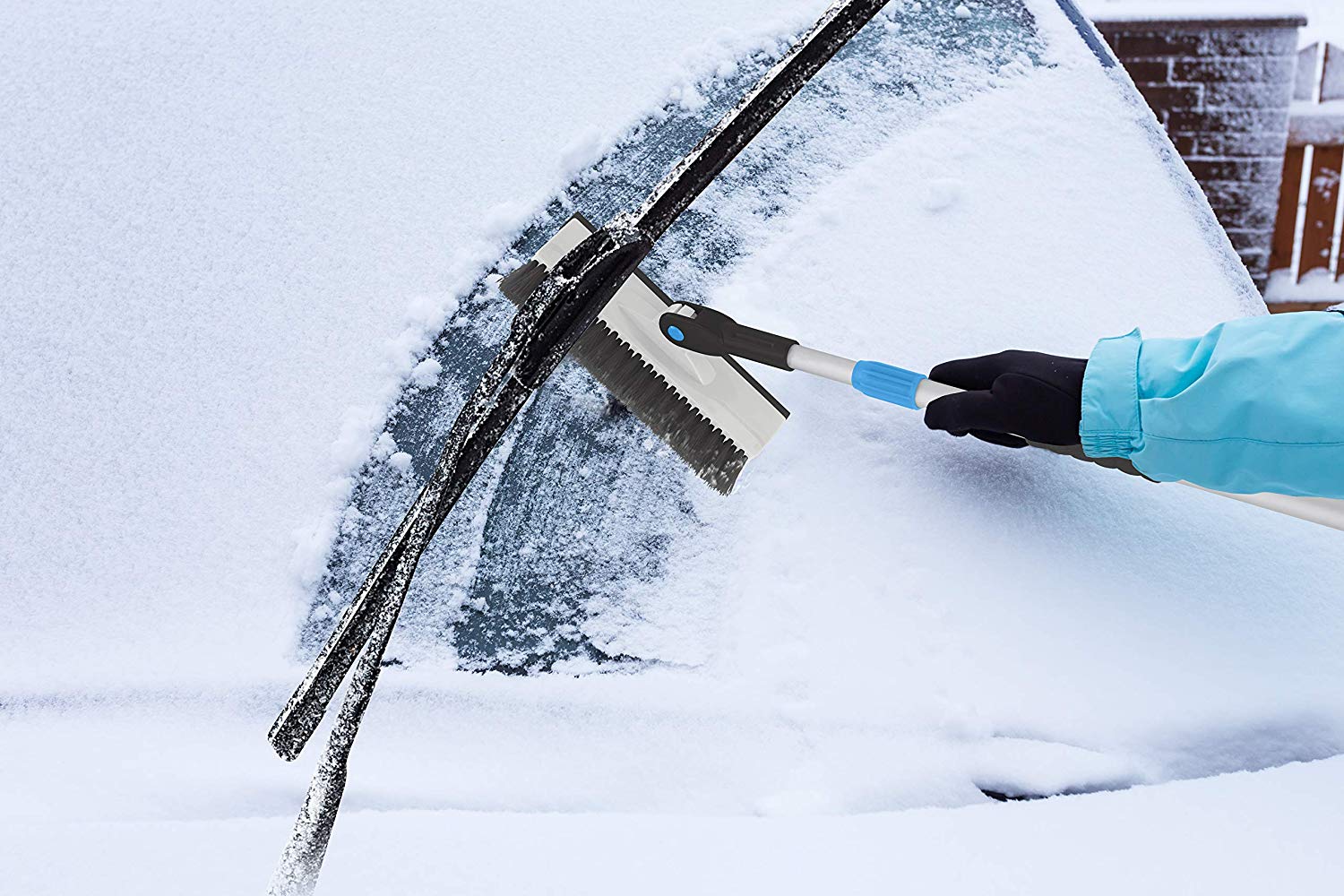 Metal Safe Snow Broom