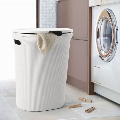 White clothes clearance hamper